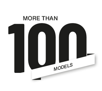 100'den fazla model